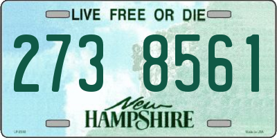 NH license plate 2738561
