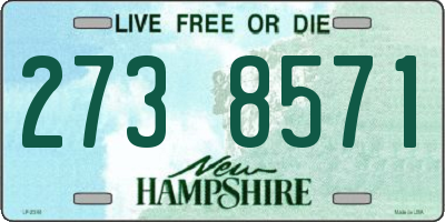 NH license plate 2738571