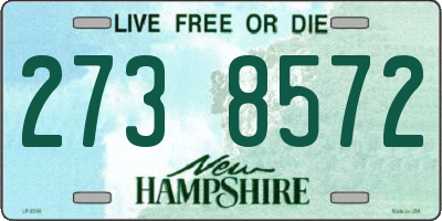 NH license plate 2738572