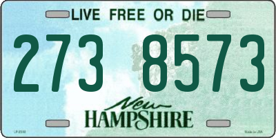 NH license plate 2738573