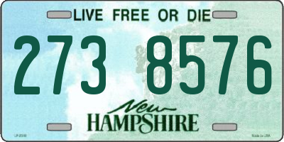 NH license plate 2738576