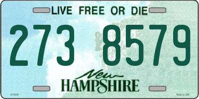 NH license plate 2738579