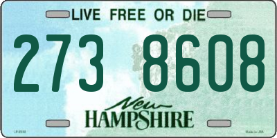 NH license plate 2738608
