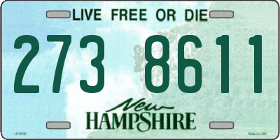 NH license plate 2738611