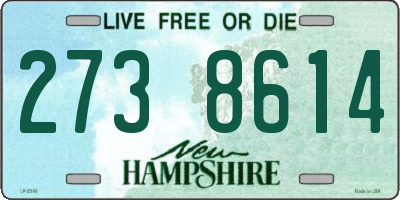 NH license plate 2738614