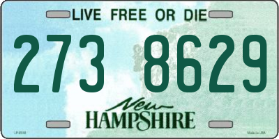 NH license plate 2738629