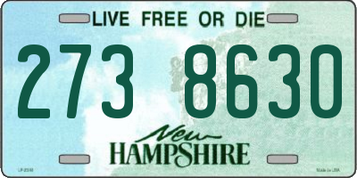 NH license plate 2738630