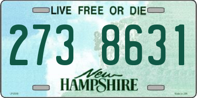 NH license plate 2738631