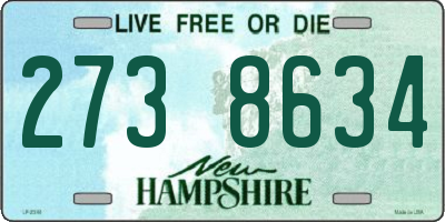 NH license plate 2738634