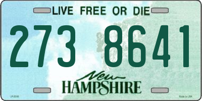 NH license plate 2738641