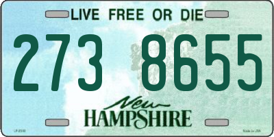 NH license plate 2738655