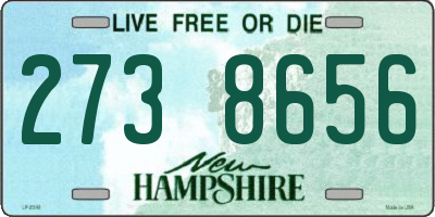NH license plate 2738656