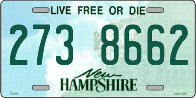 NH license plate 2738662
