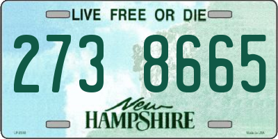 NH license plate 2738665