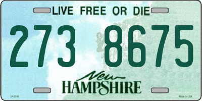 NH license plate 2738675