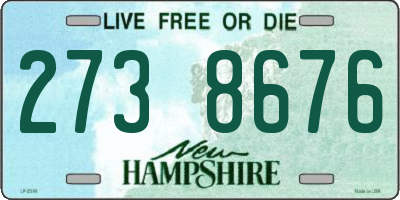 NH license plate 2738676