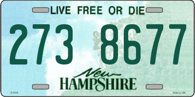 NH license plate 2738677
