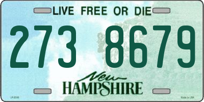 NH license plate 2738679