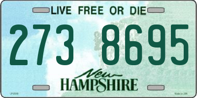 NH license plate 2738695