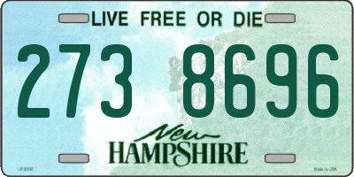 NH license plate 2738696