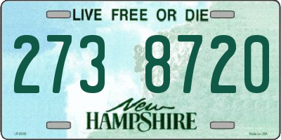 NH license plate 2738720