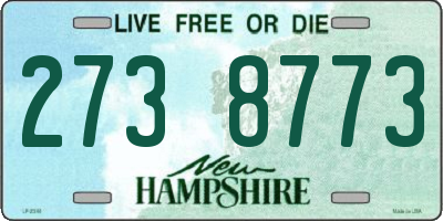 NH license plate 2738773