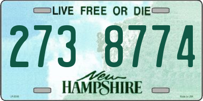 NH license plate 2738774