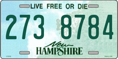 NH license plate 2738784