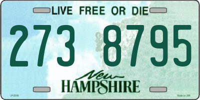 NH license plate 2738795