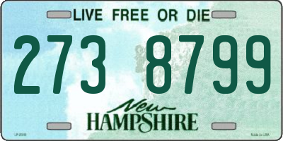 NH license plate 2738799