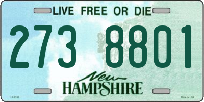 NH license plate 2738801