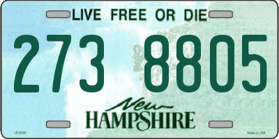 NH license plate 2738805