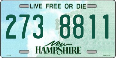 NH license plate 2738811