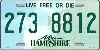 NH license plate 2738812