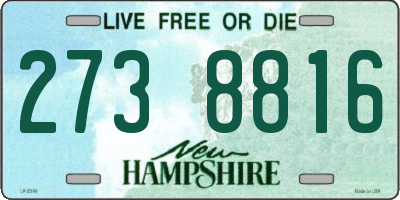 NH license plate 2738816