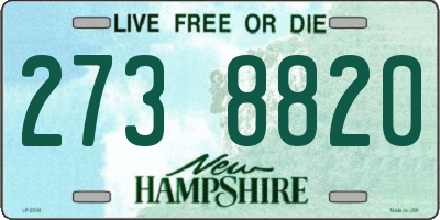 NH license plate 2738820