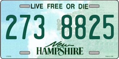 NH license plate 2738825
