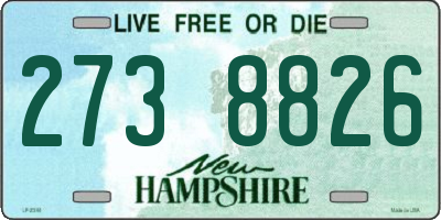 NH license plate 2738826