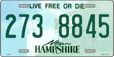 NH license plate 2738845