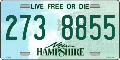 NH license plate 2738855