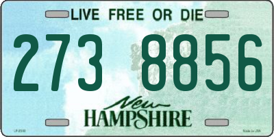 NH license plate 2738856