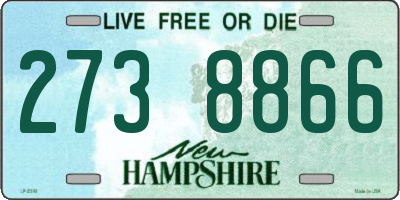 NH license plate 2738866