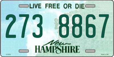 NH license plate 2738867