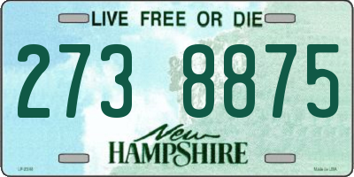 NH license plate 2738875