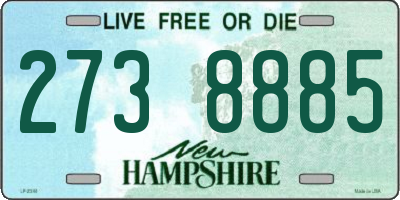 NH license plate 2738885