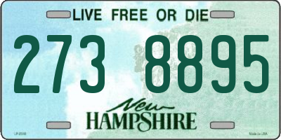 NH license plate 2738895