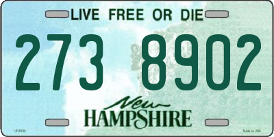 NH license plate 2738902
