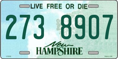NH license plate 2738907