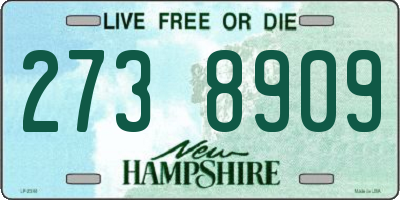 NH license plate 2738909