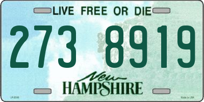 NH license plate 2738919